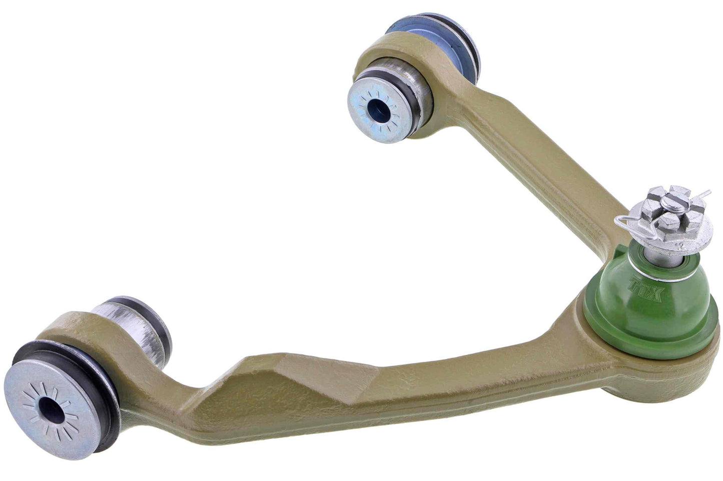 Side View of Front Upper Left Suspension Control Arm and Ball Joint Assembly MEVOTECH CTXK8722T