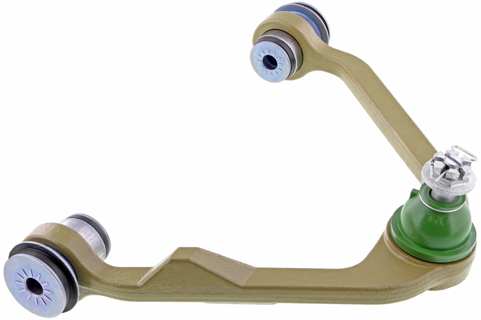 Side View of Front Upper Left Suspension Control Arm and Ball Joint Assembly MEVOTECH CTXK8726T