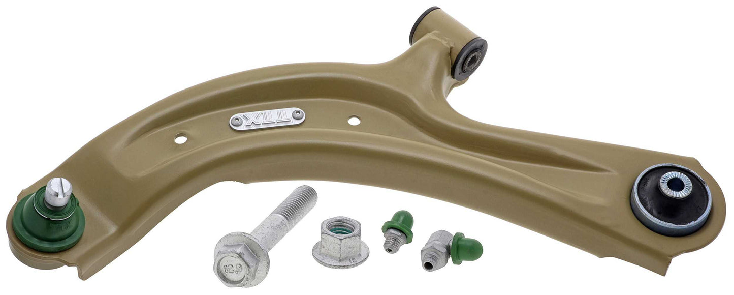 Front View of Front Left Suspension Control Arm and Ball Joint Assembly MEVOTECH CTXMS301124