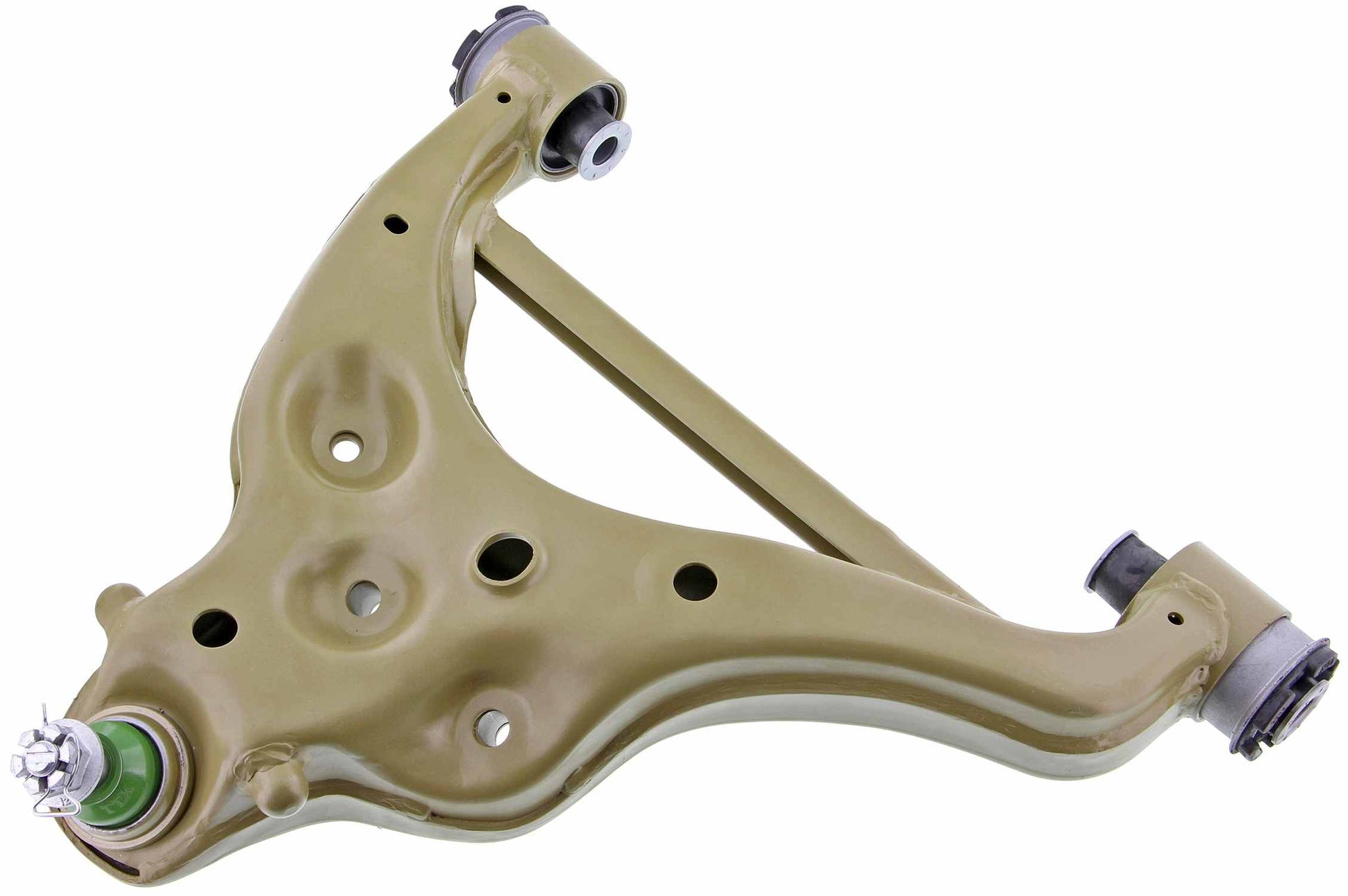 Front View of Front Left Suspension Control Arm and Ball Joint Assembly MEVOTECH CTXMS401114