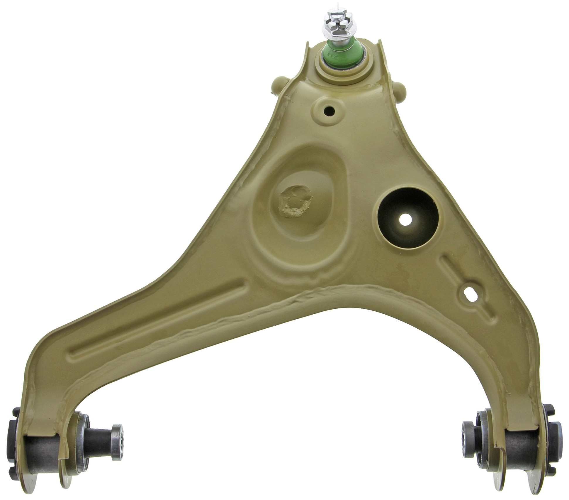 Front View of Front Left Suspension Control Arm and Ball Joint Assembly MEVOTECH CTXMS40170