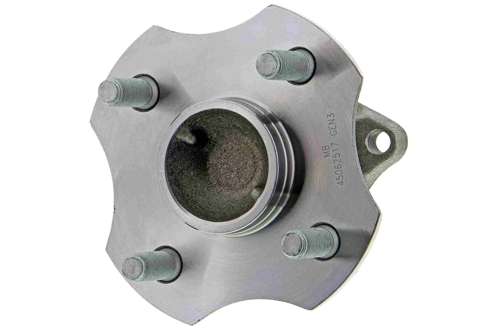 Back View of Rear Wheel Bearing and Hub Assembly MEVOTECH H512210