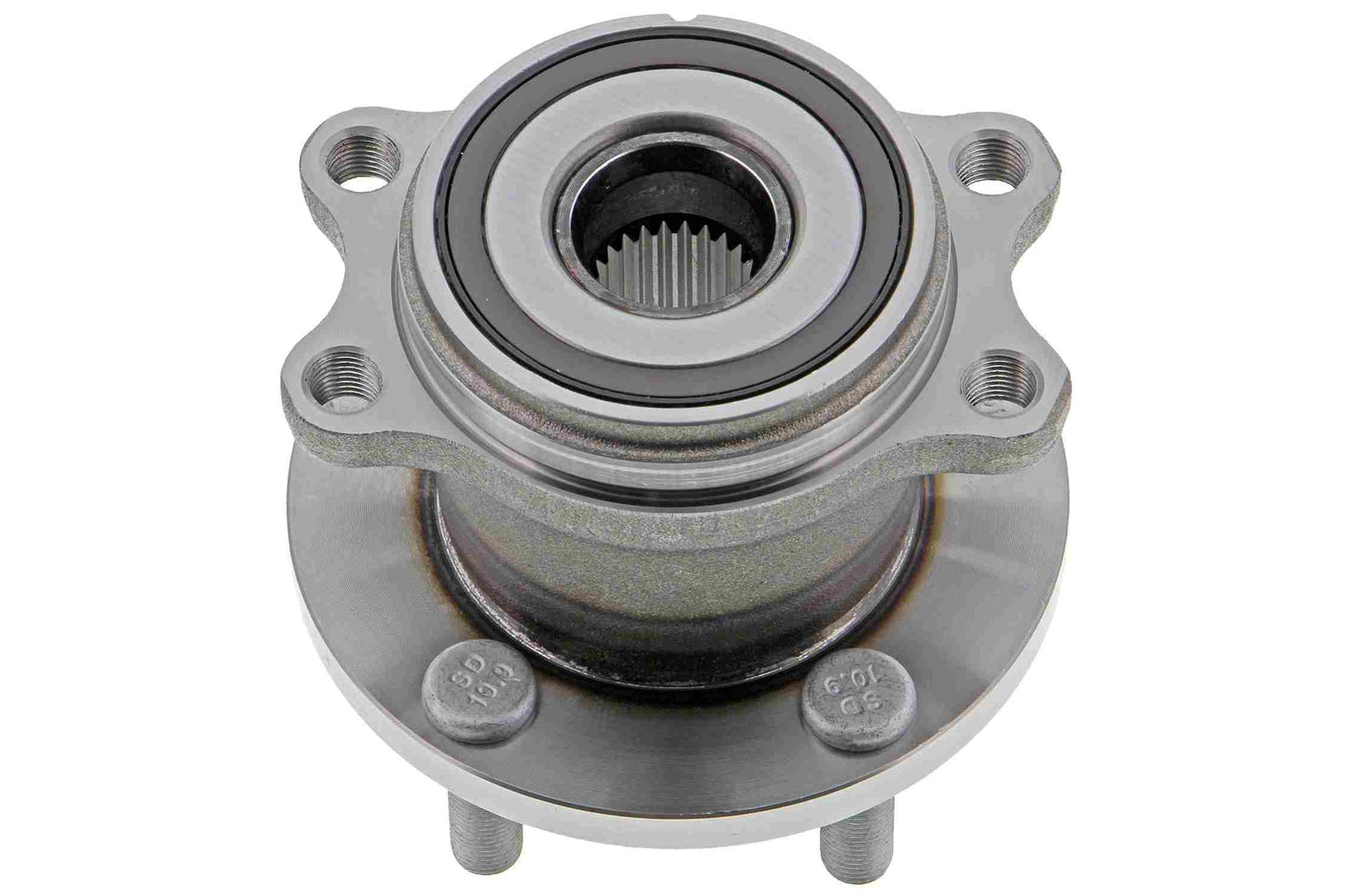 Front View of Rear Wheel Bearing and Hub Assembly MEVOTECH H512293