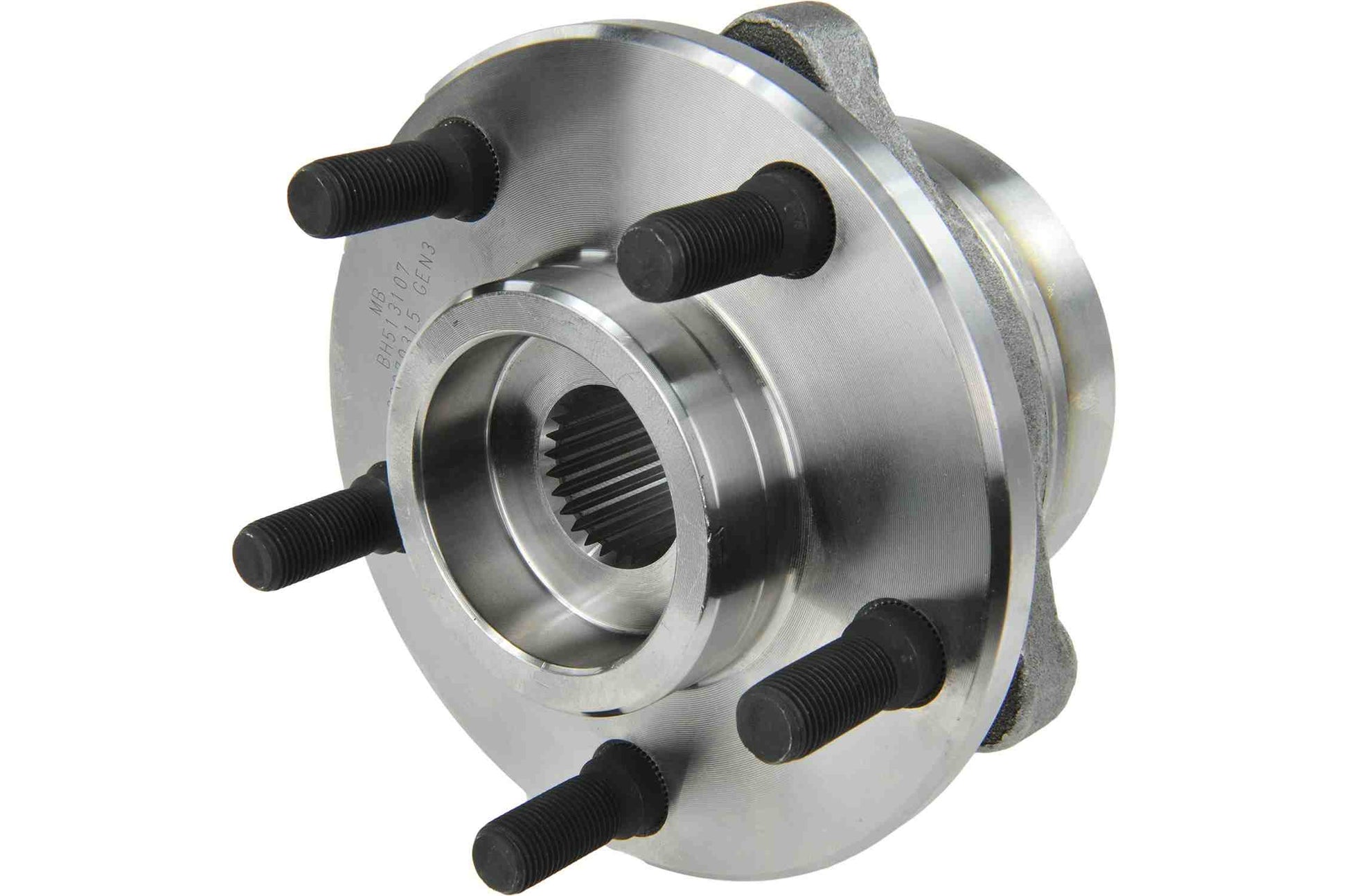 Back View of Front Wheel Bearing and Hub Assembly MEVOTECH H513107