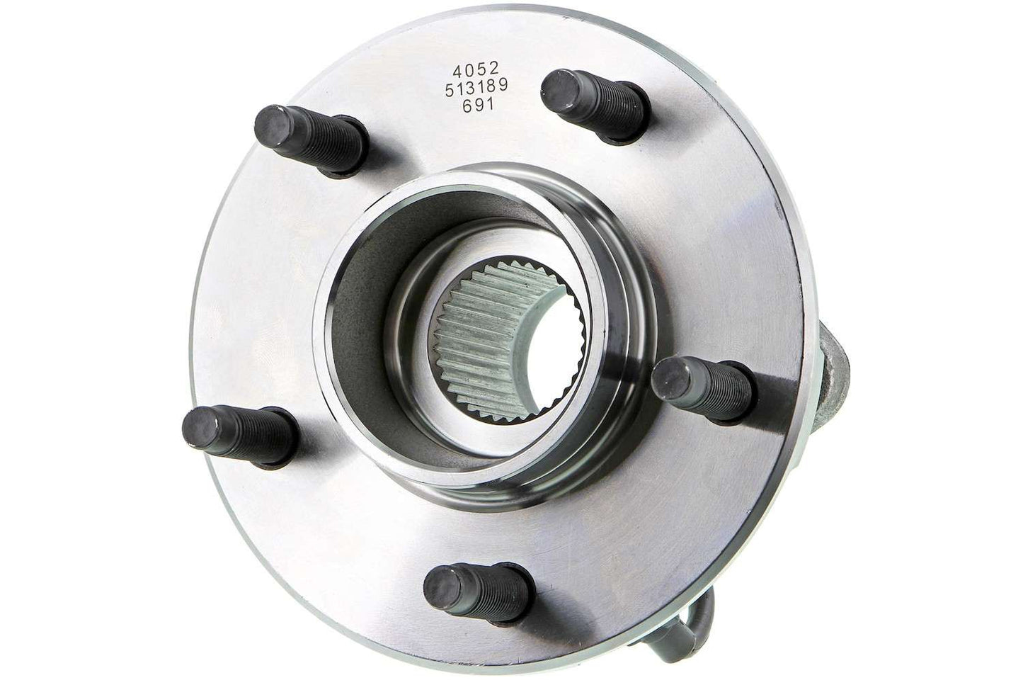 Back View of Front Wheel Bearing and Hub Assembly MEVOTECH H513189