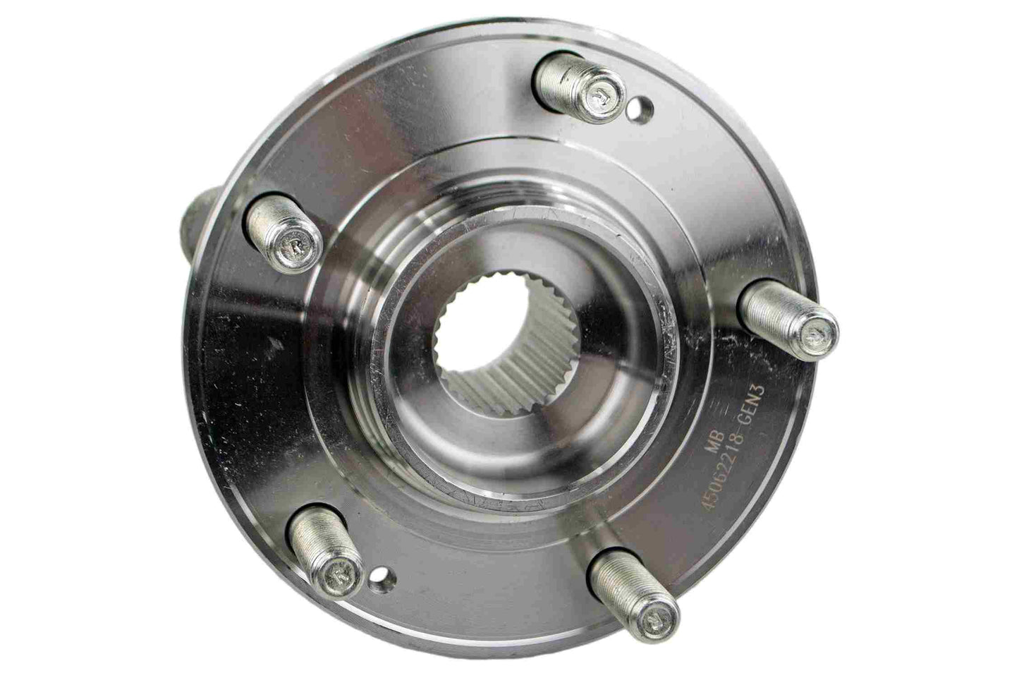 Back View of Front Wheel Bearing and Hub Assembly MEVOTECH H513266