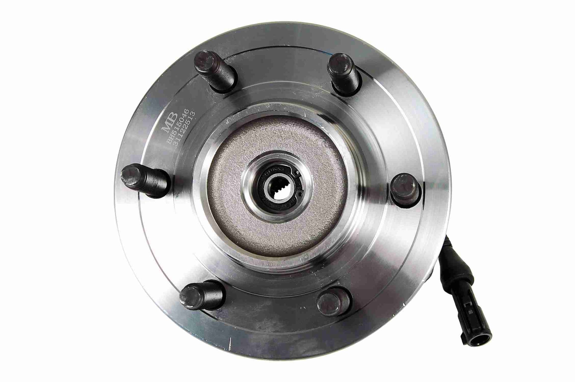 Back View of Front Wheel Bearing and Hub Assembly MEVOTECH H515046