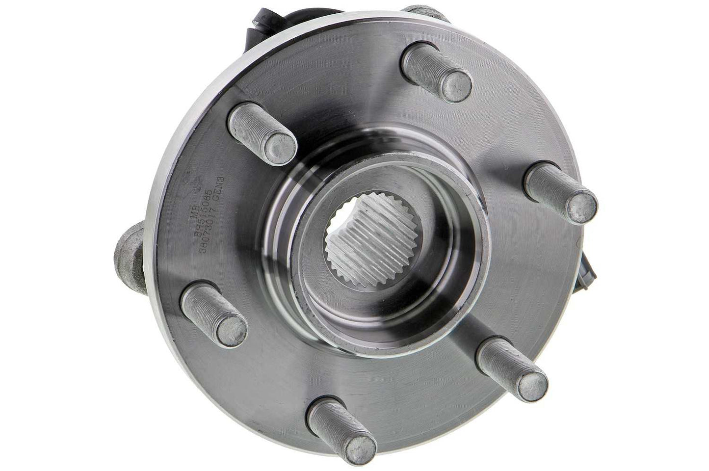 Back View of Front Wheel Bearing and Hub Assembly MEVOTECH H515065