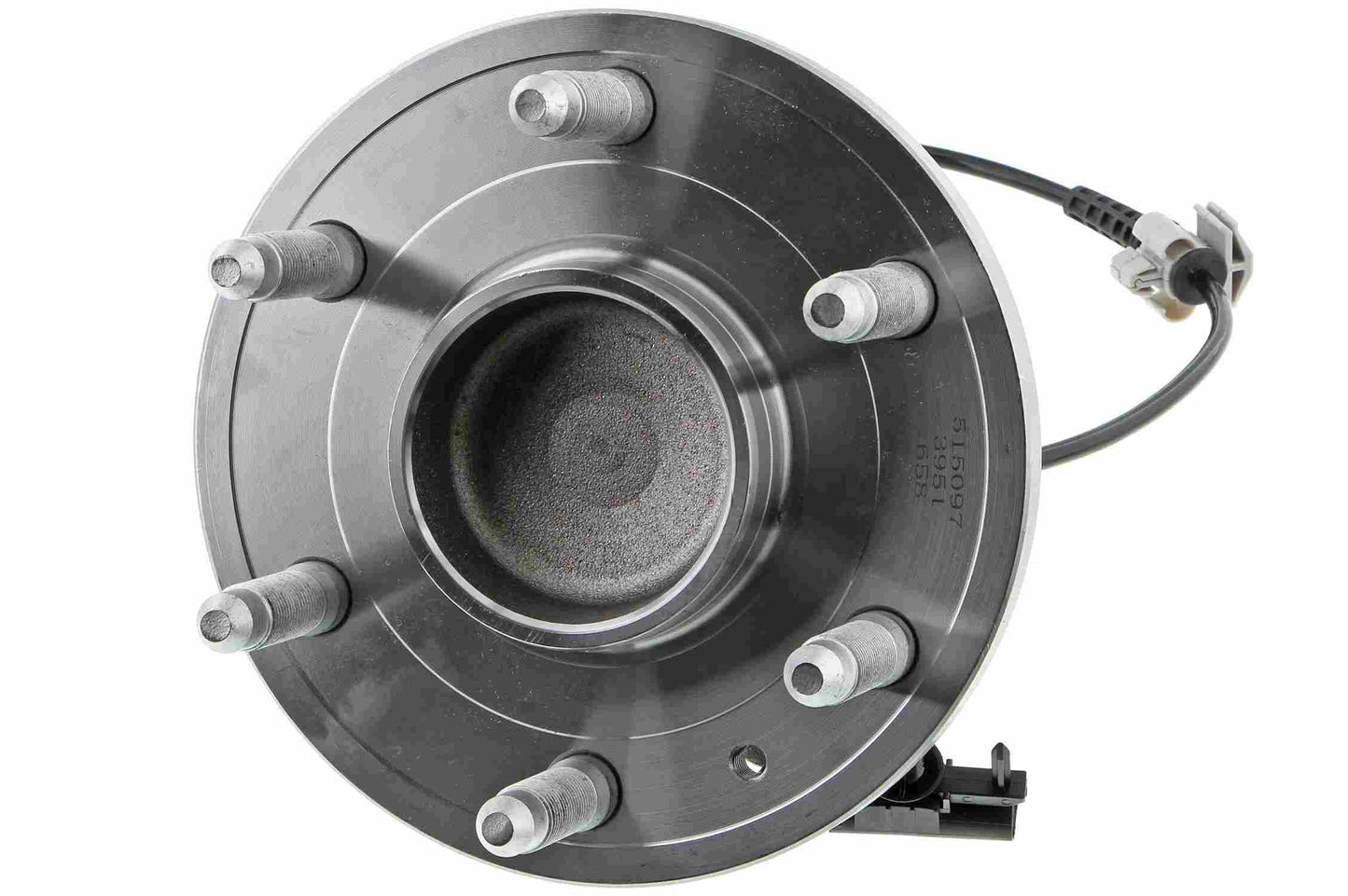 Back View of Front Wheel Bearing and Hub Assembly MEVOTECH H515097