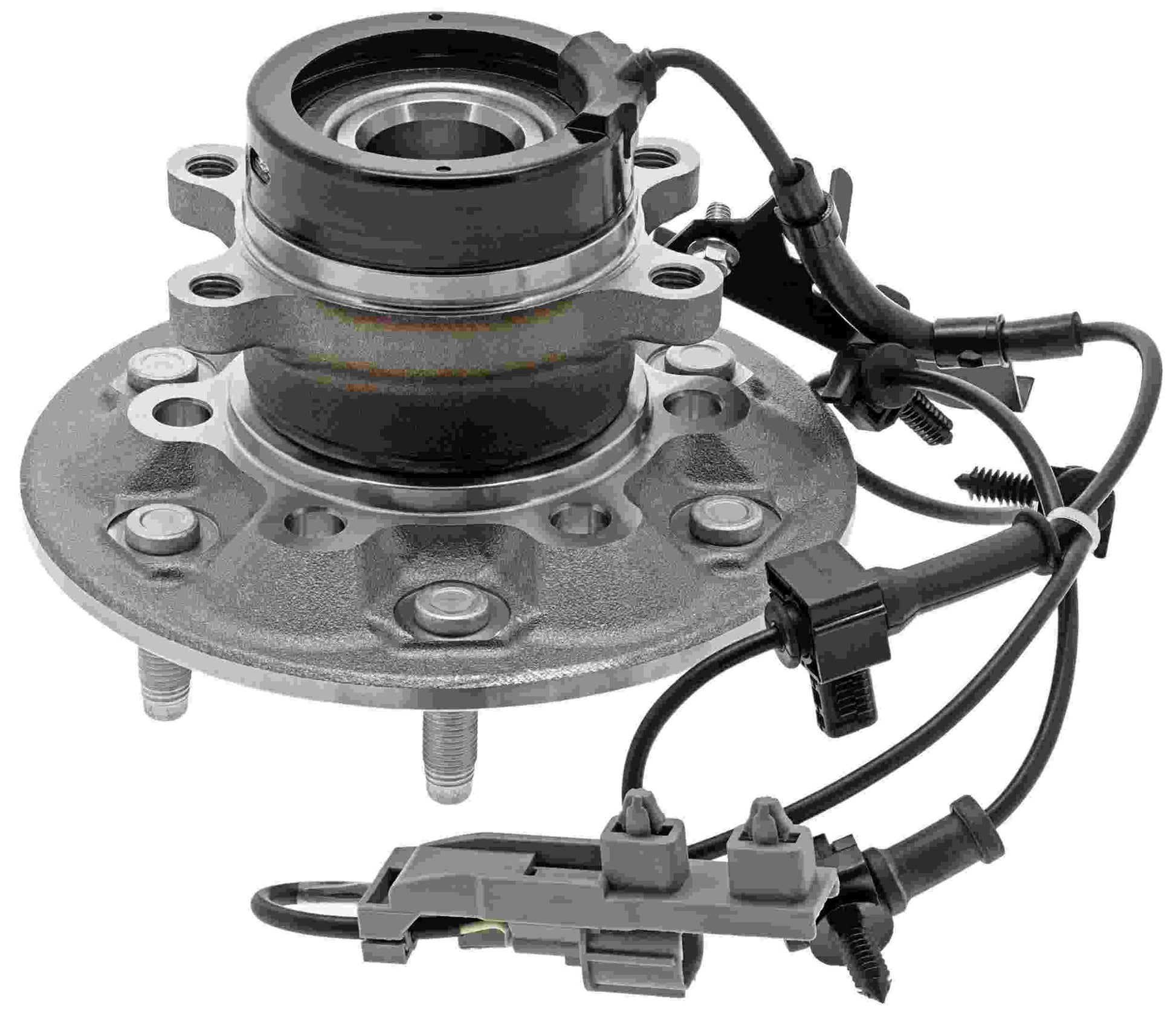 Front View of Front Left Wheel Bearing and Hub Assembly MEVOTECH H515110