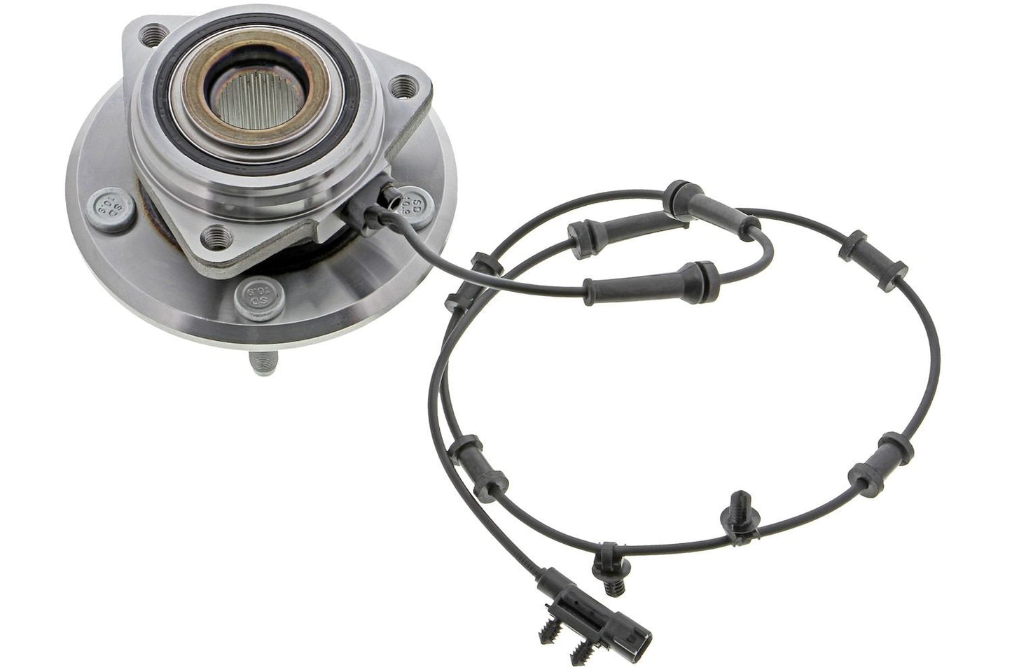 Front View of Front Wheel Bearing and Hub Assembly MEVOTECH MB25309