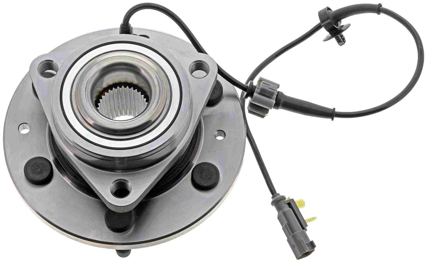 Front View of Front Wheel Bearing and Hub Assembly MEVOTECH MB50302