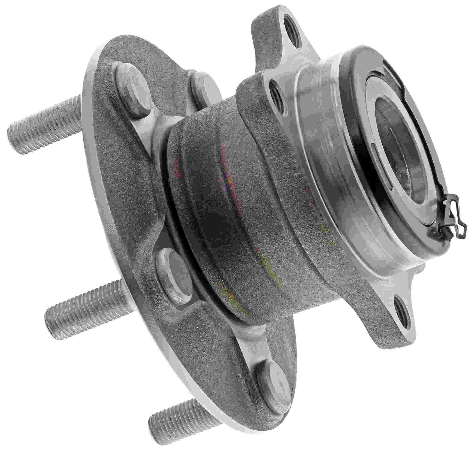 Angle View of Rear Wheel Bearing and Hub Assembly MEVOTECH MB80305