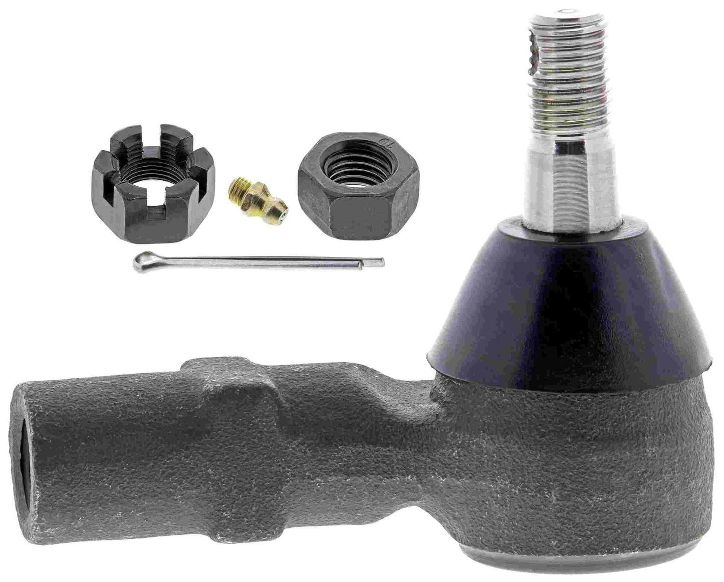 Front View of Front Left Steering Tie Rod End MEVOTECH MES3014R