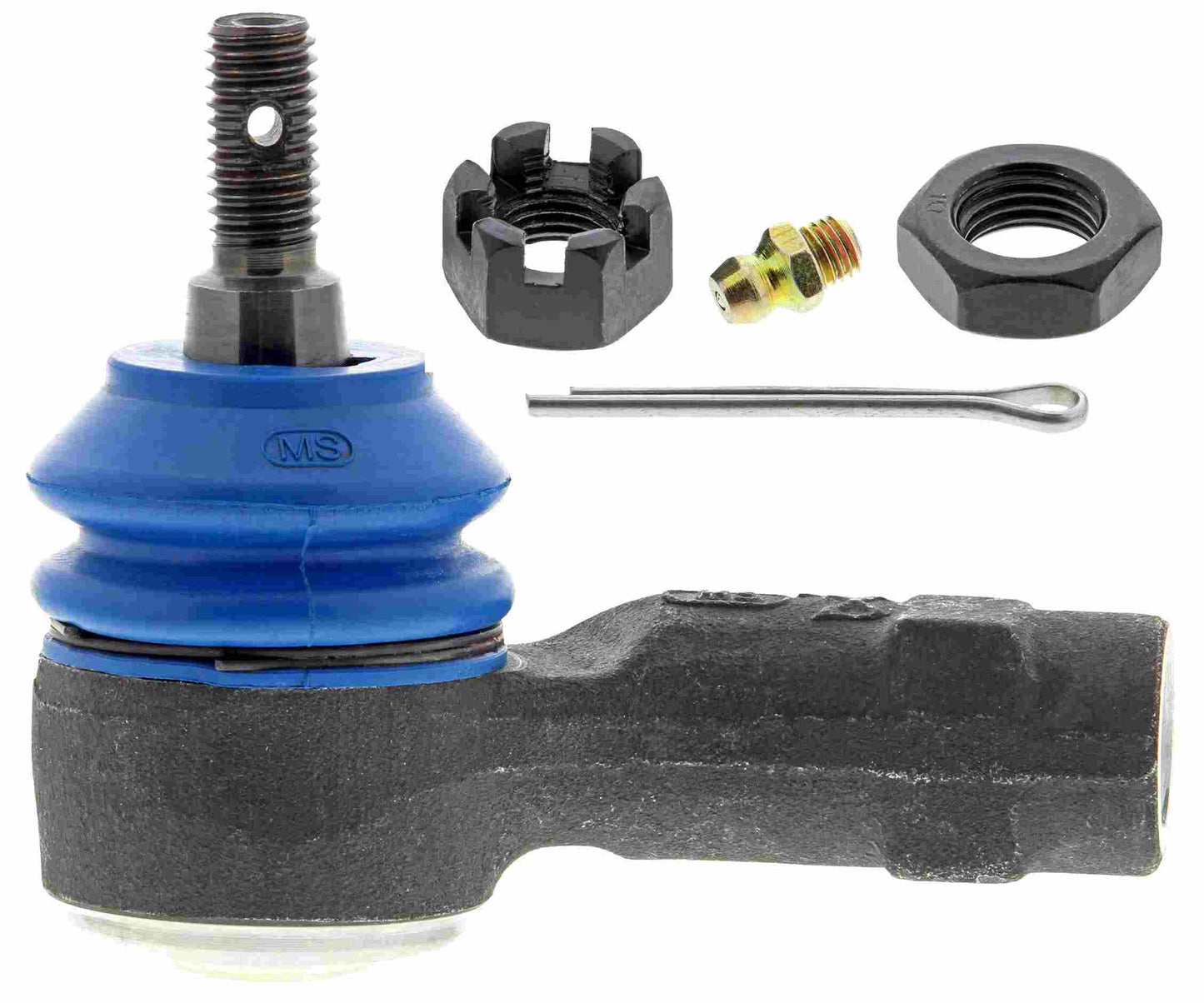 Front View of Front Left Steering Tie Rod End MEVOTECH MES3588