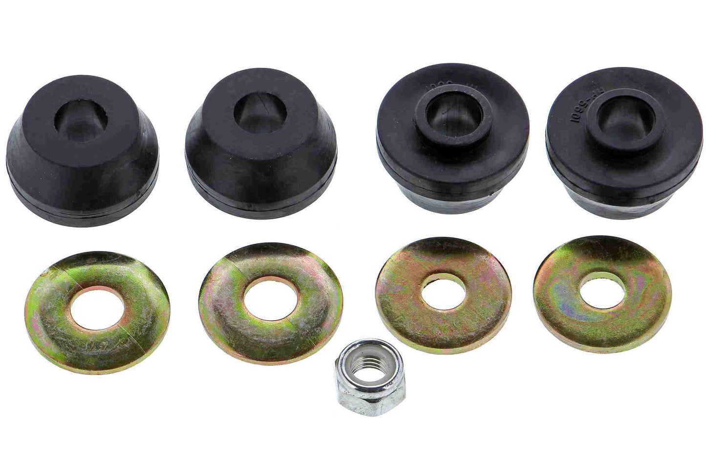 Front View of Rear Suspension Strut Rod Bushing Kit MEVOTECH MK7426