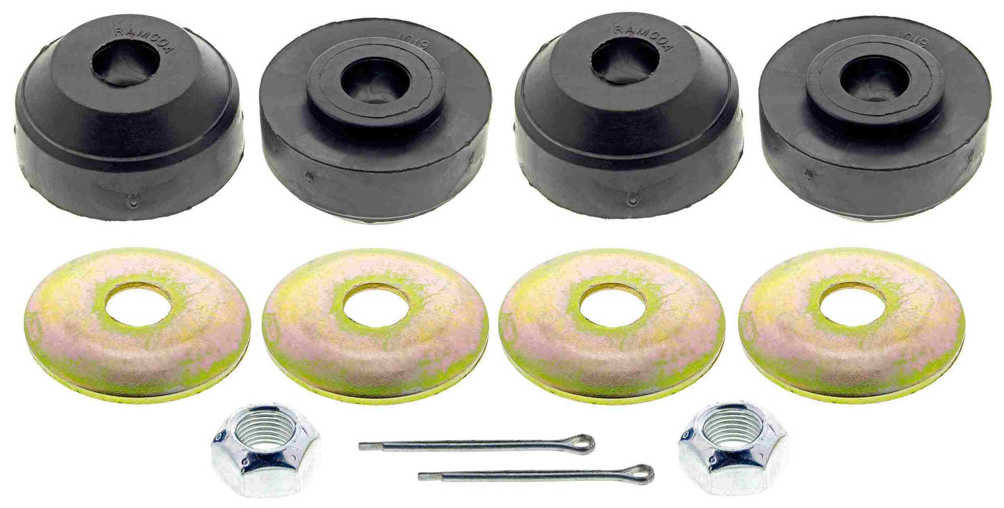 Front View of Front Suspension Strut Rod Bushing Kit MEVOTECH MK8122