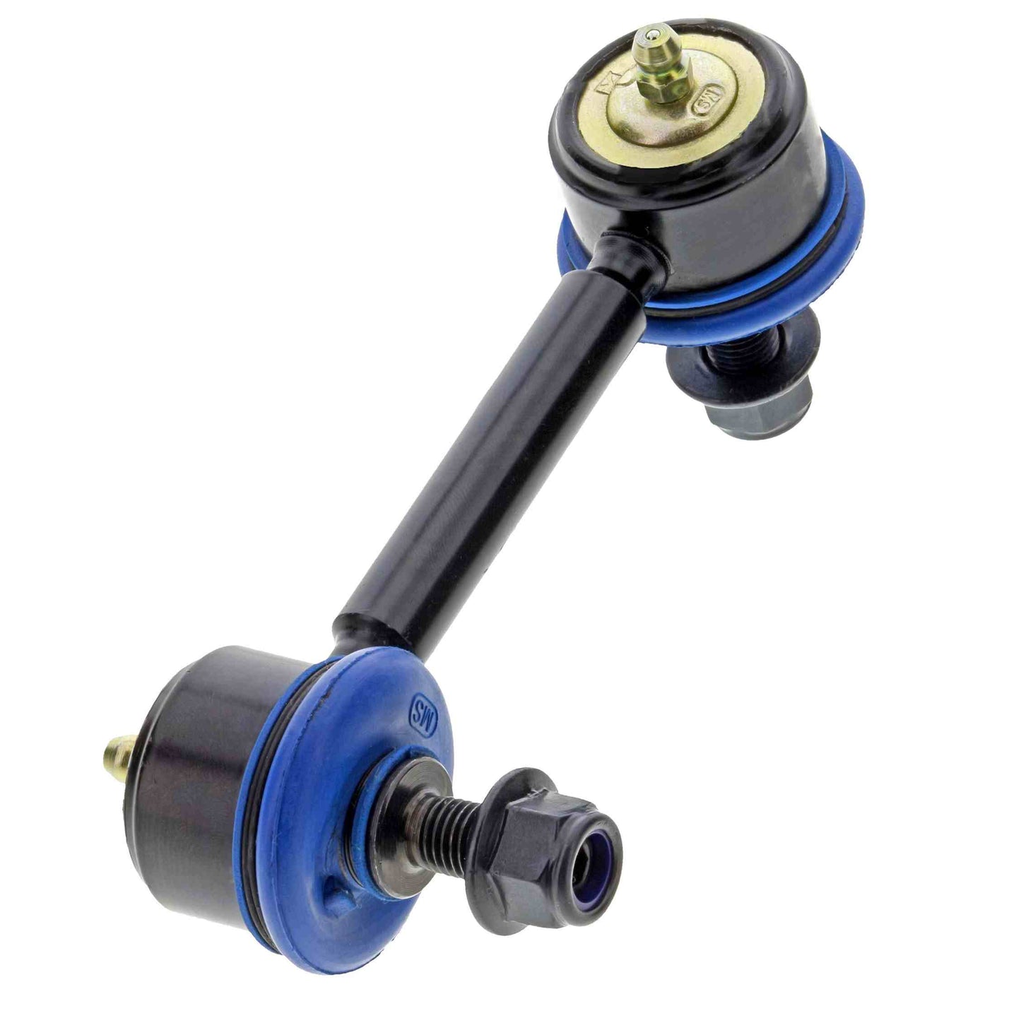 Angle View of Rear Left Suspension Stabilizer Bar Link Kit MEVOTECH MK90343