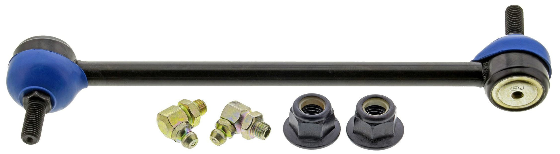 Front View of Rear Suspension Stabilizer Bar Link Kit MEVOTECH MK90345