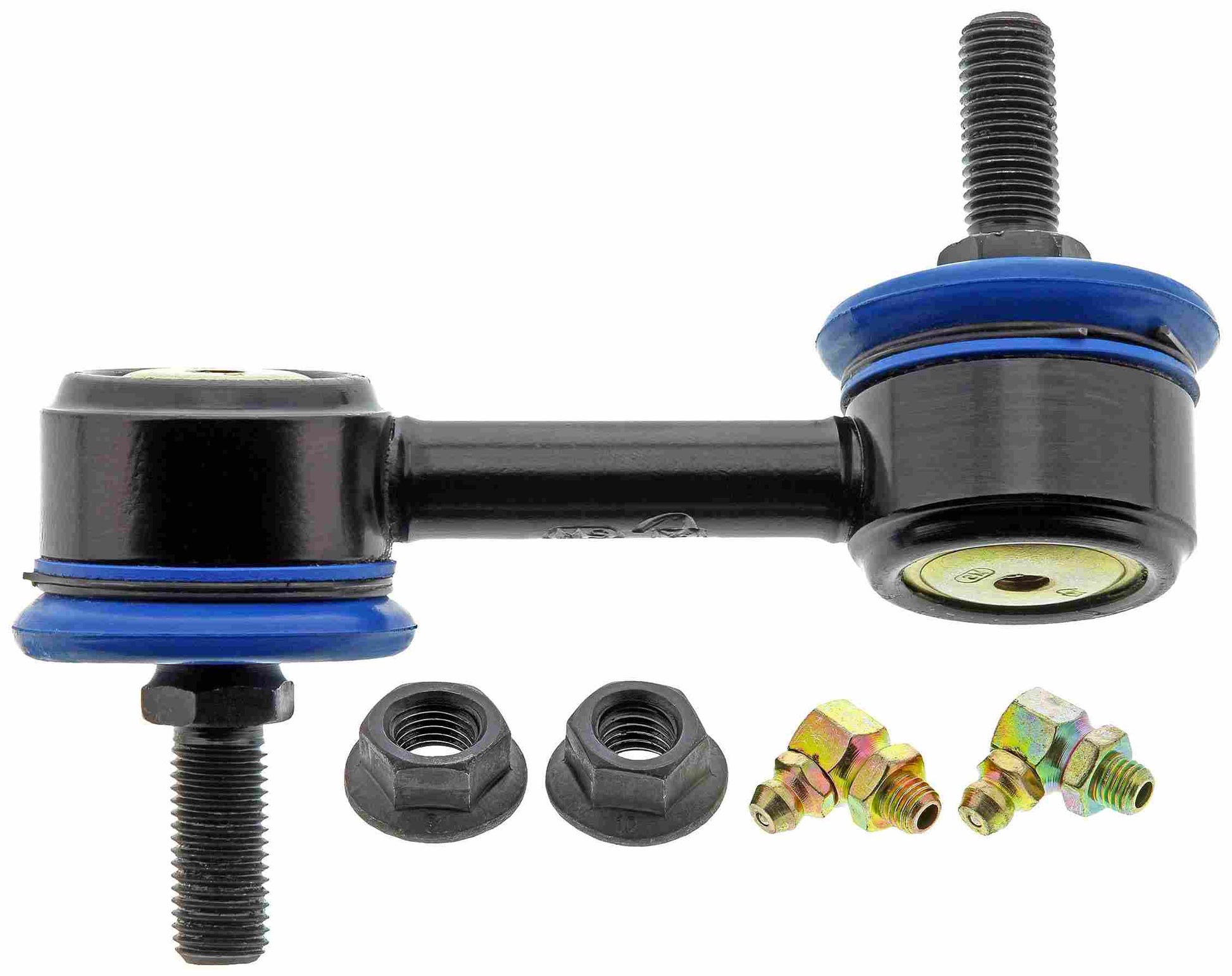 Front View of Front Right Suspension Stabilizer Bar Link Kit MEVOTECH MK90457