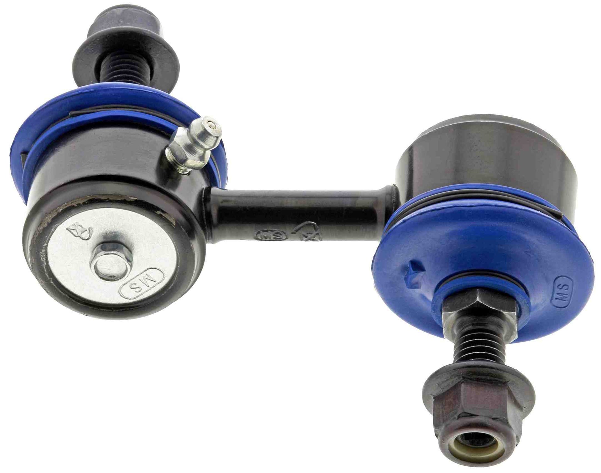 Front View of Front Left Suspension Stabilizer Bar Link Kit MEVOTECH MK90660