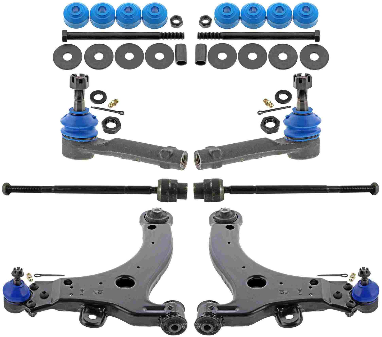 Kit View of Front Suspension Kit MEVOTECH MKIT10004