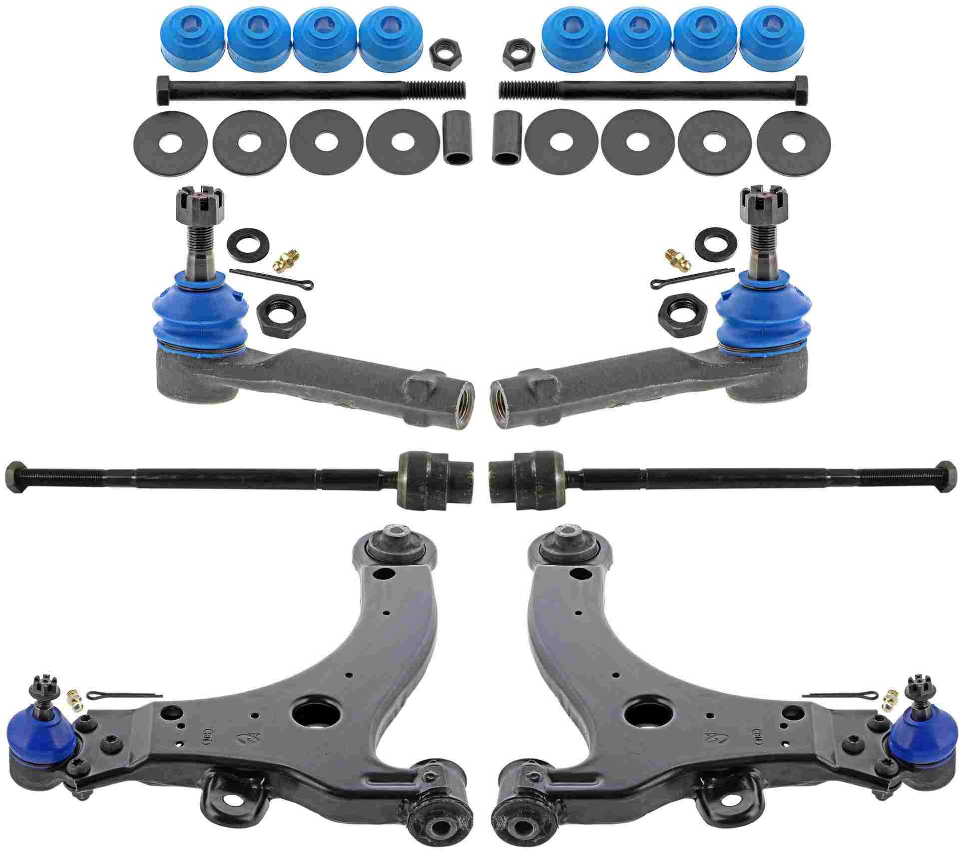 Kit View of Front Suspension Kit MEVOTECH MKIT10004