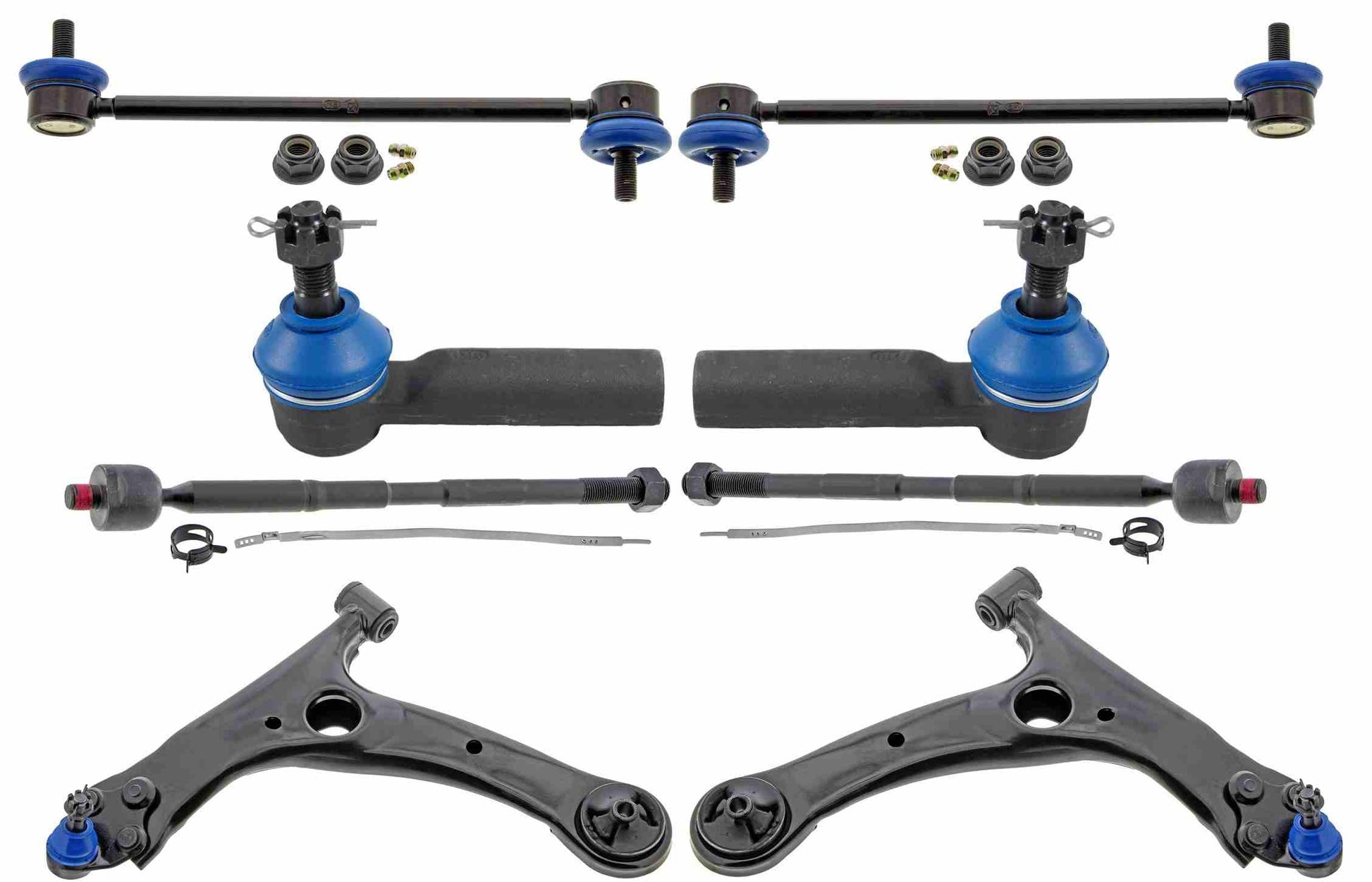 Kit View of Front Suspension Kit MEVOTECH MKIT10012