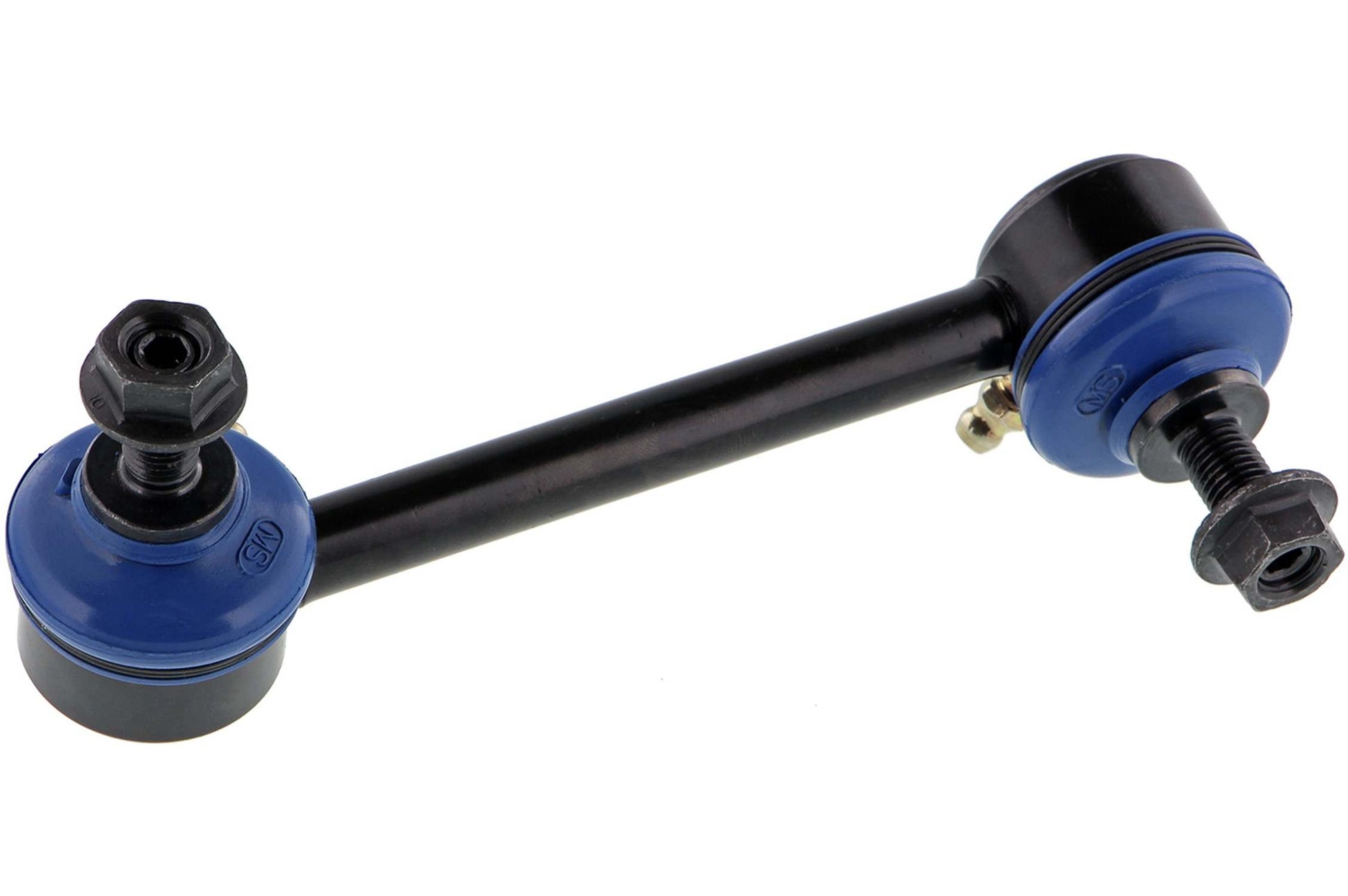 Front View of Rear Left Suspension Stabilizer Bar Link Kit MEVOTECH MS258116