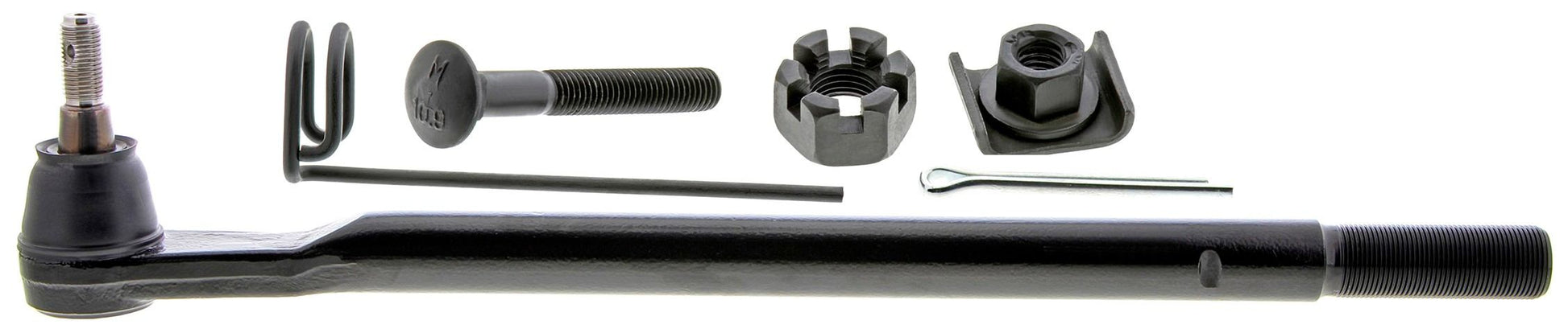 Front View of Front Left Steering Tie Rod End MEVOTECH MS40739