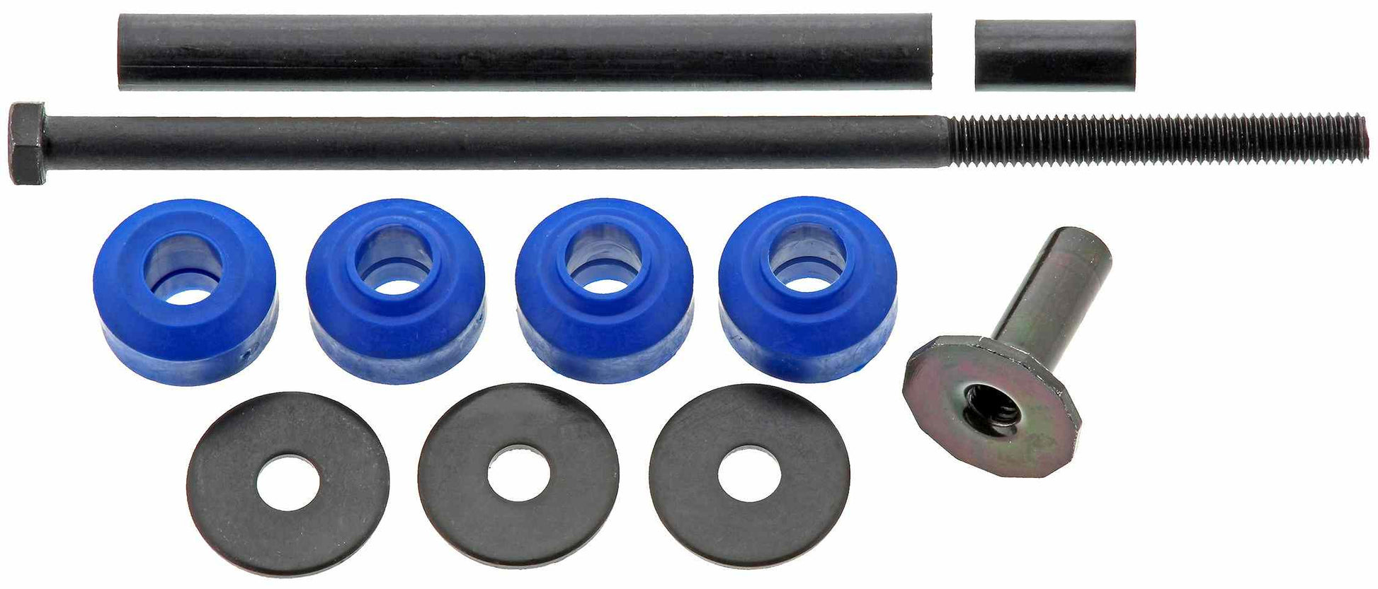 Front View of Front Suspension Stabilizer Bar Link Kit MEVOTECH MS408119