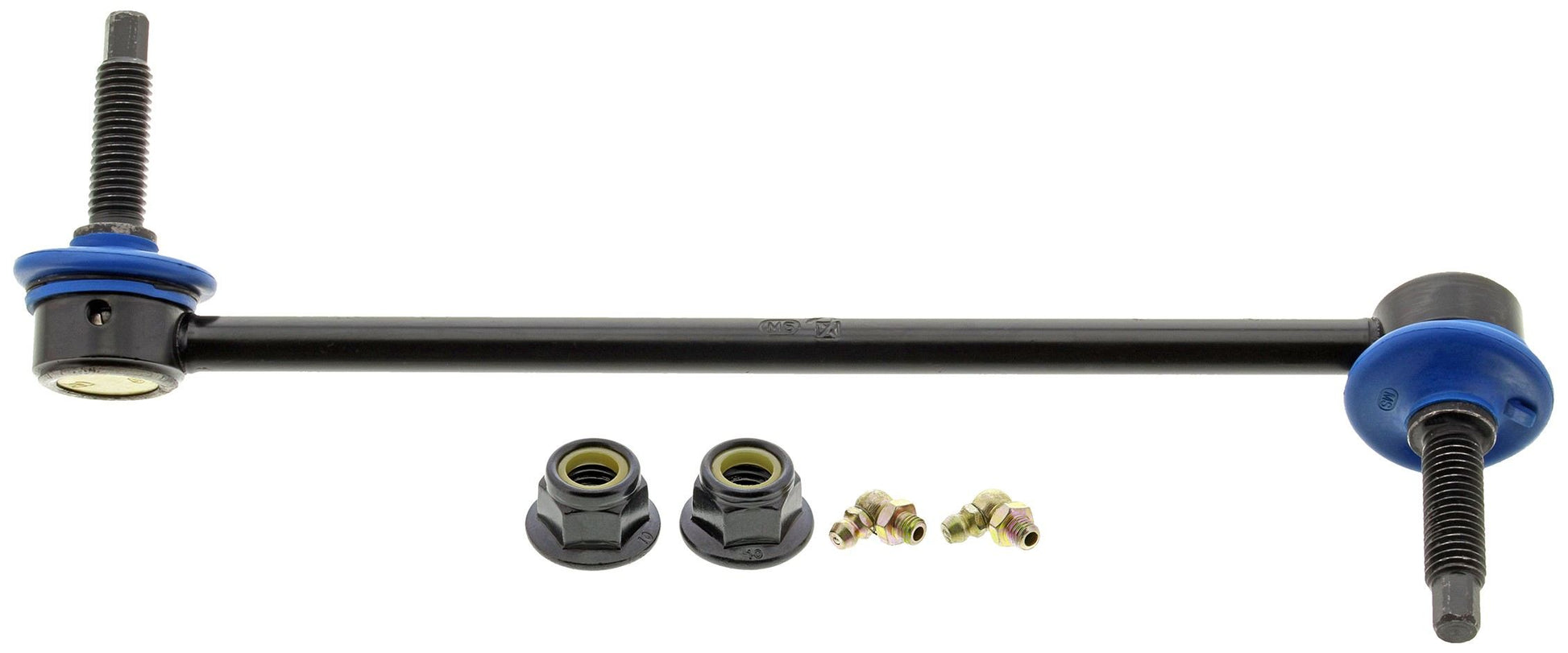 Front View of Front Right Suspension Stabilizer Bar Link Kit MEVOTECH MS40860