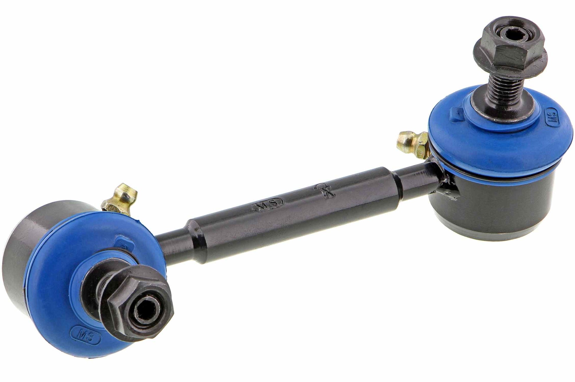 Front View of Rear Left Suspension Stabilizer Bar Link Kit MEVOTECH MS608127