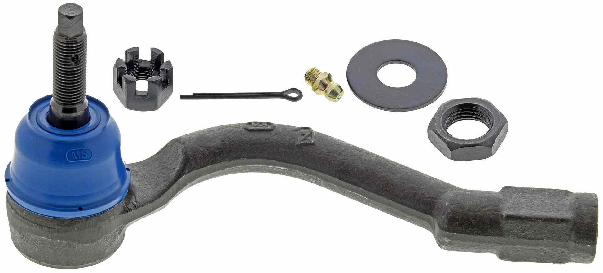 Front View of Front Left Steering Tie Rod End MEVOTECH MS90663