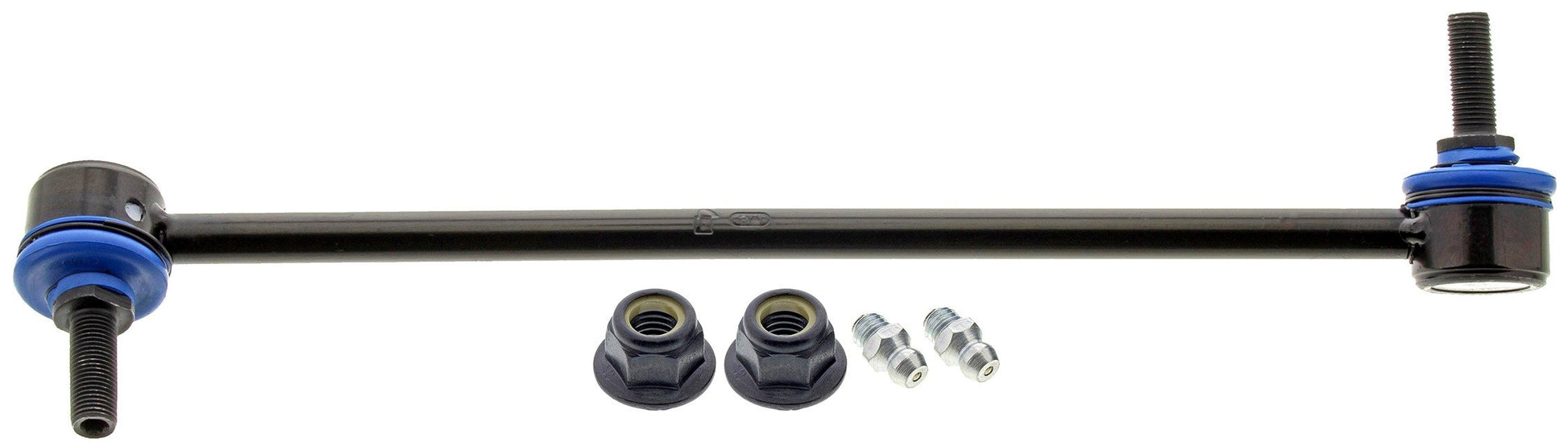 Front View of Front Right Suspension Stabilizer Bar Link Kit MEVOTECH MS90825