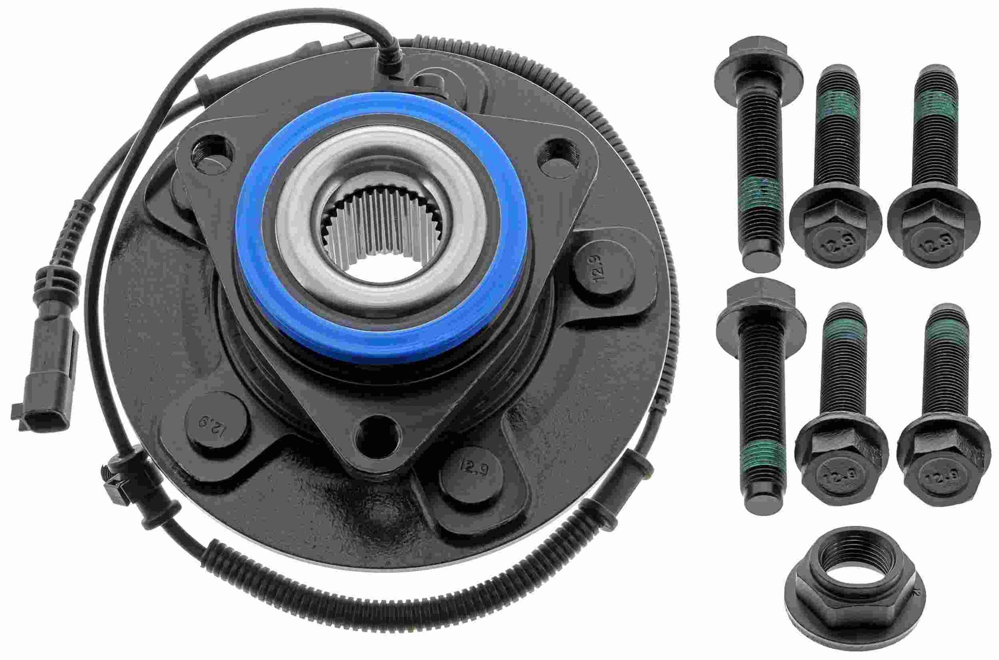 Front View of Front Wheel Bearing and Hub Assembly MEVOTECH TXF25309