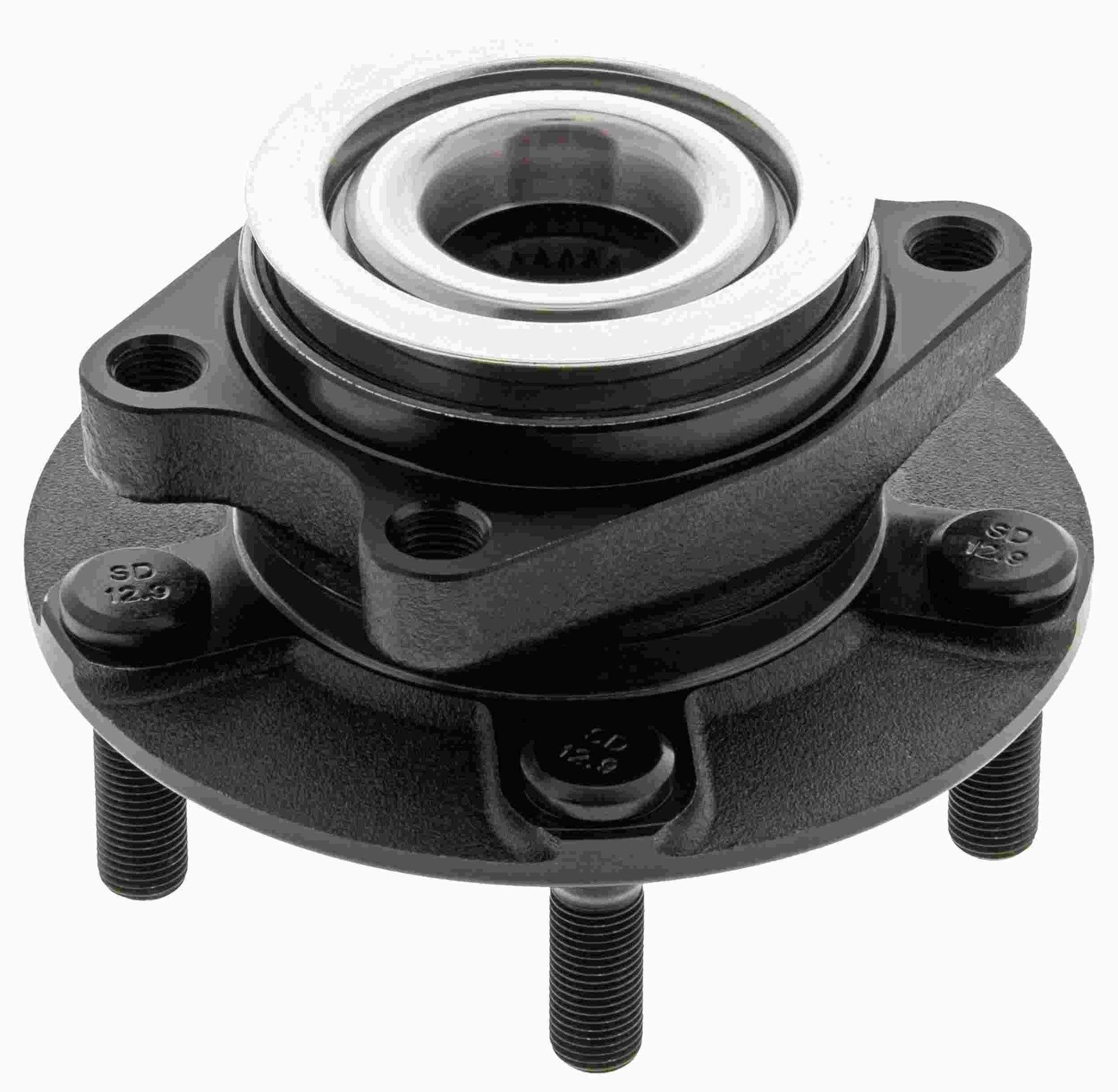 Front View of Front Wheel Bearing and Hub Assembly MEVOTECH TXF30319