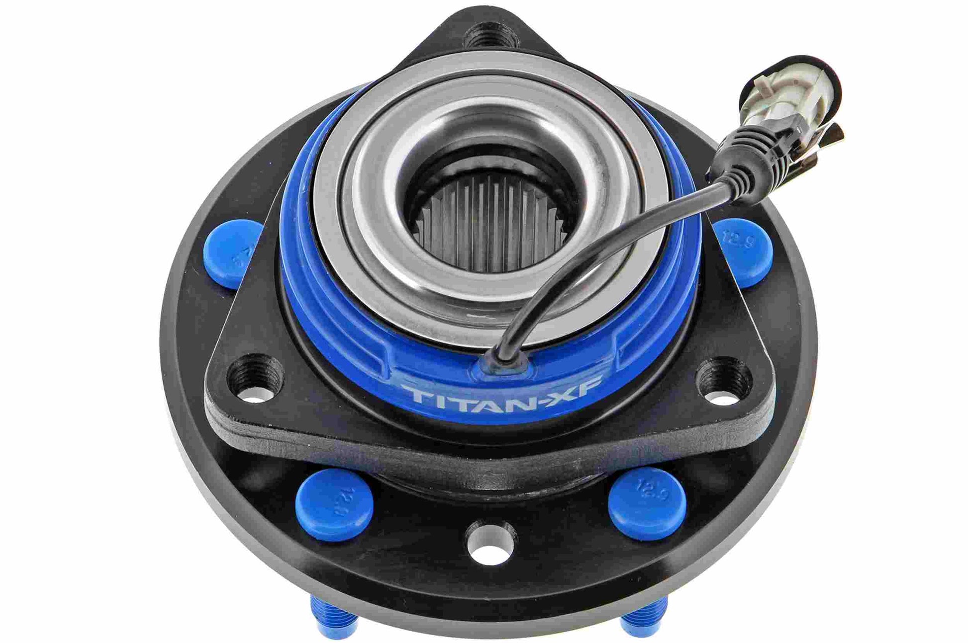 Front View of Front Wheel Bearing and Hub Assembly MEVOTECH TXF513137