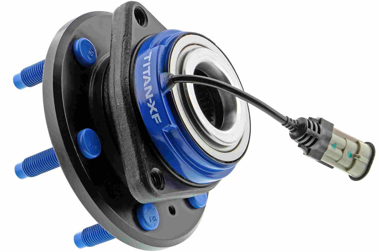 Angle View of Front Wheel Bearing and Hub Assembly MEVOTECH TXF513236