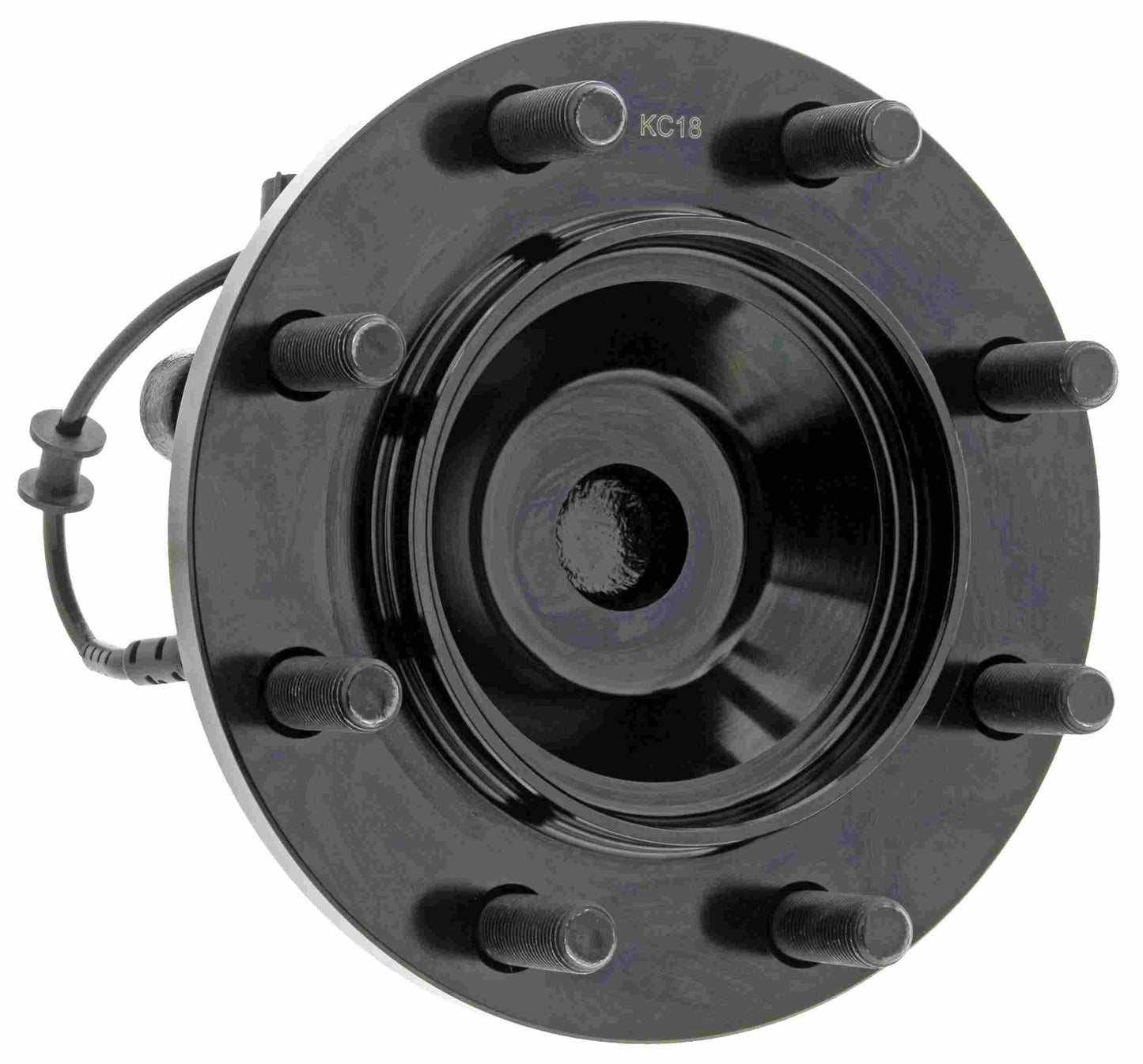 Back View of Front Wheel Bearing and Hub Assembly MEVOTECH TXF515137