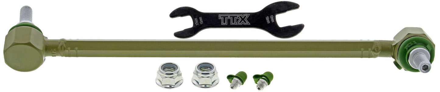 Front View of Front Left Suspension Stabilizer Bar Link Kit MEVOTECH TXMS90826