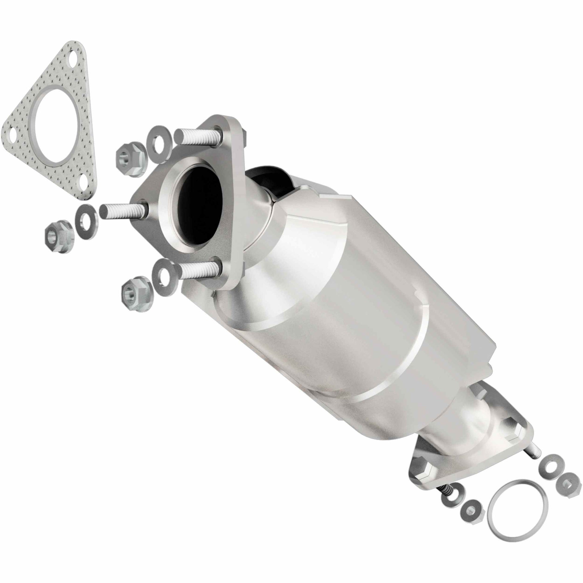 Front View of Front Right Catalytic Converter MAGNAFLOW 447199