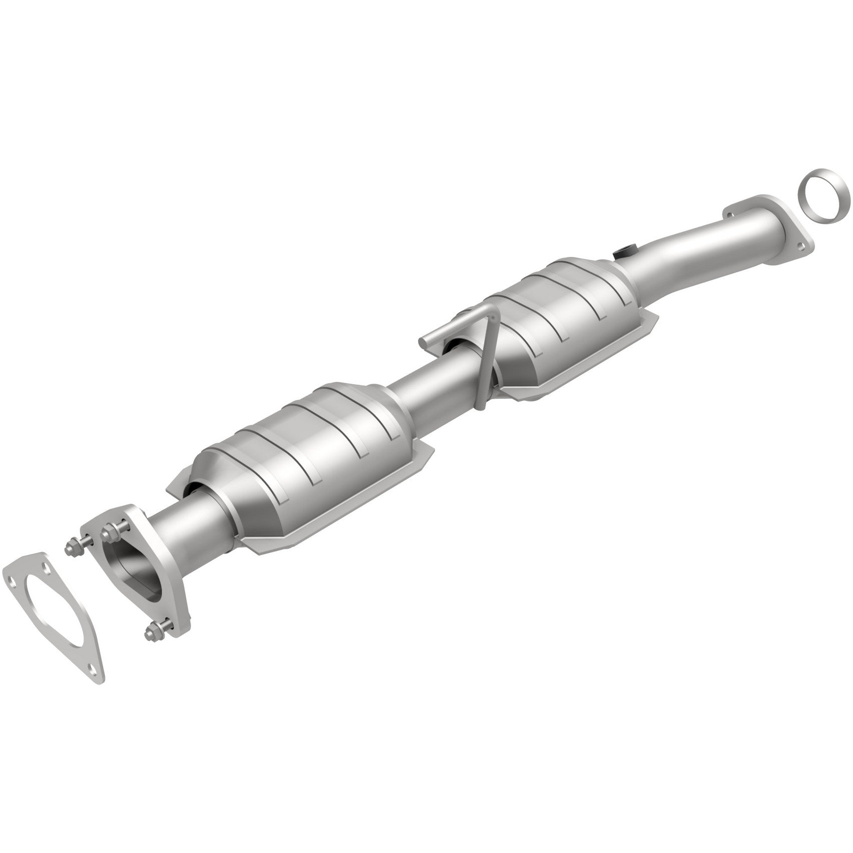 Front View of Rear Catalytic Converter MAGNAFLOW 447215