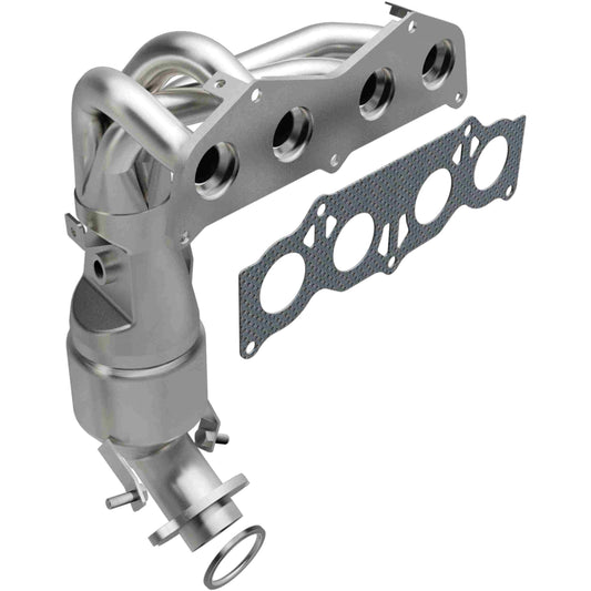 Front View of Catalytic Converter with Integrated Exhaust Manifold MAGNAFLOW 452110