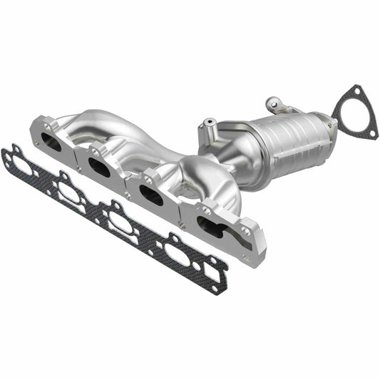 Front View of Catalytic Converter with Integrated Exhaust Manifold MAGNAFLOW 5531060