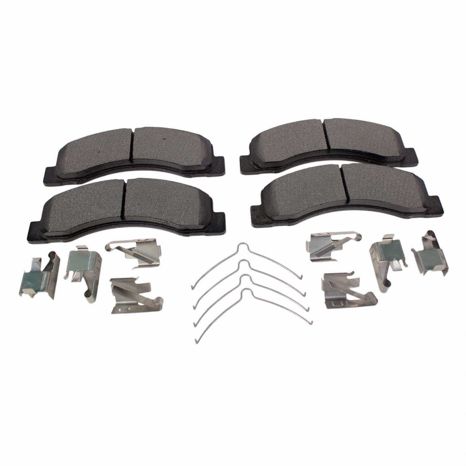 Back View of Disc Brake Pad Set MOTORCRAFT BR1266