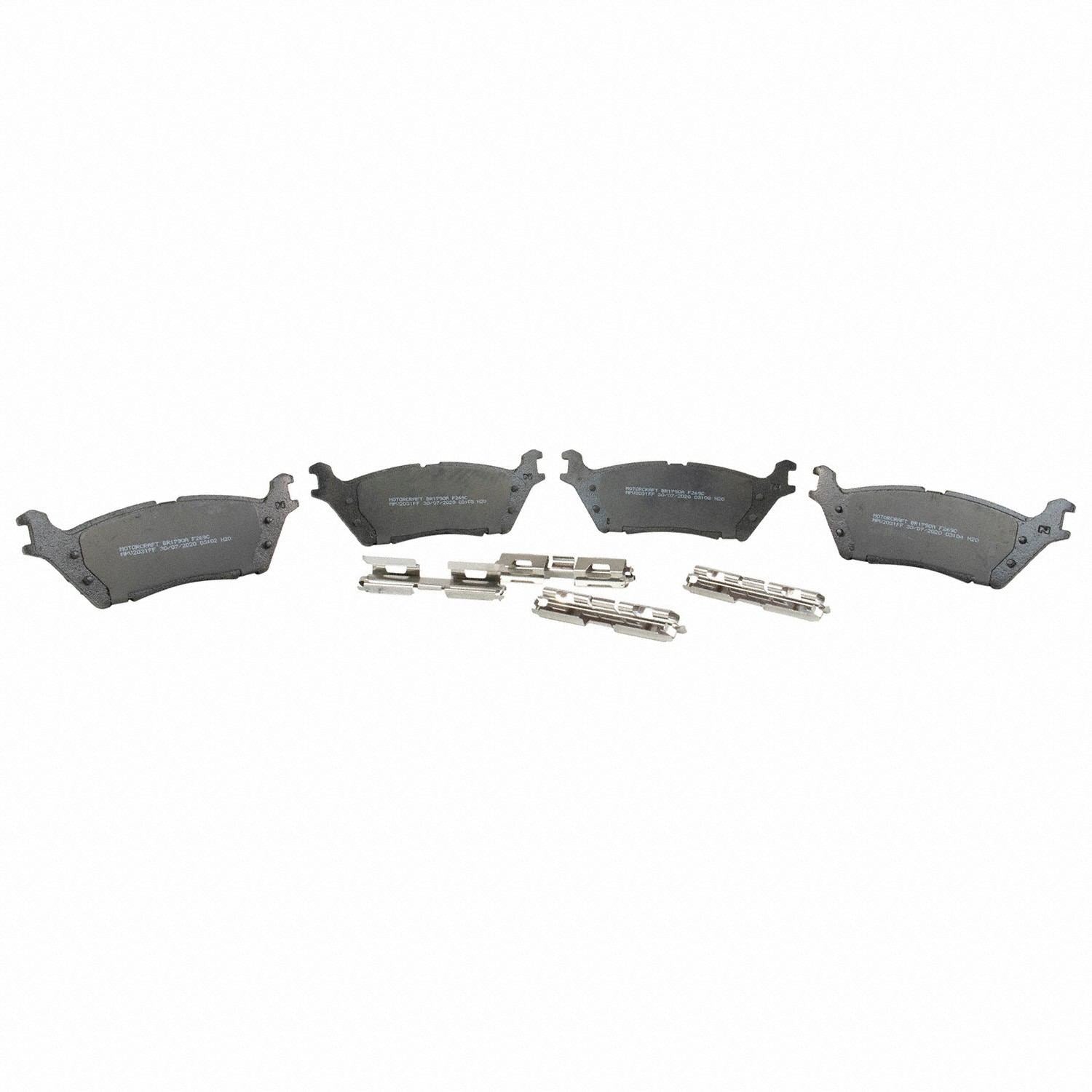 Back View of Disc Brake Pad Set MOTORCRAFT BR1790A