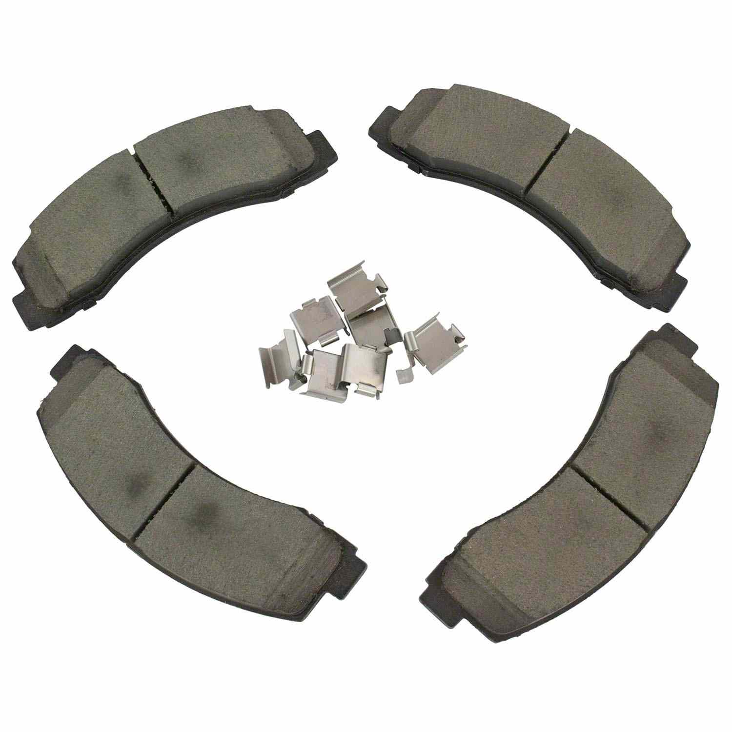 Front View of Brake Pad MOTORCRAFT BR2087