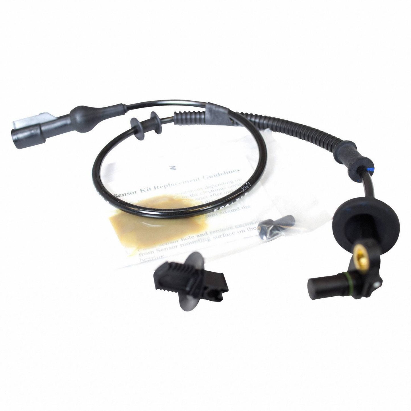 Right View of ABS Wheel Speed Sensor MOTORCRAFT BRAB294