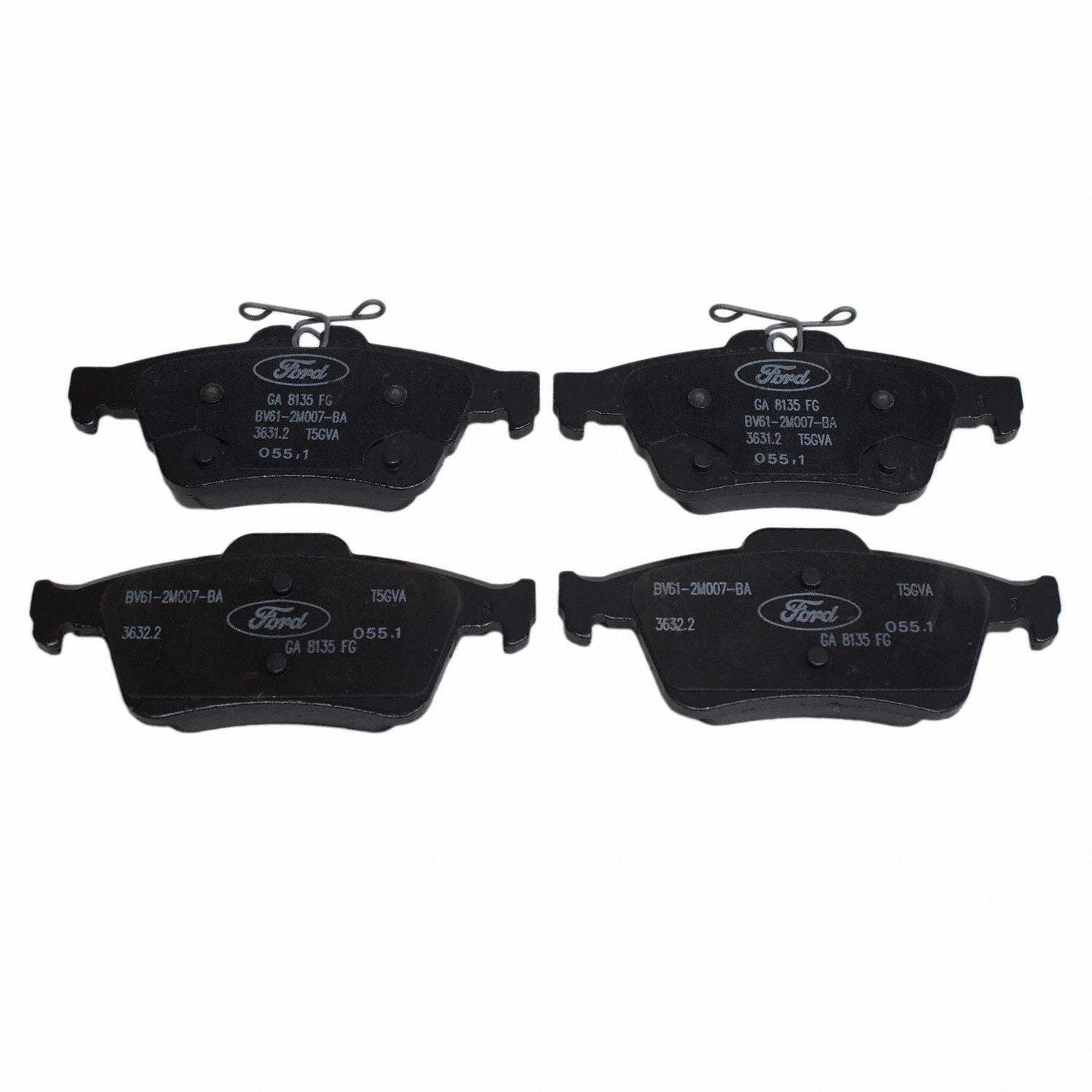 Front View of Brake Pad MOTORCRAFT BRF13